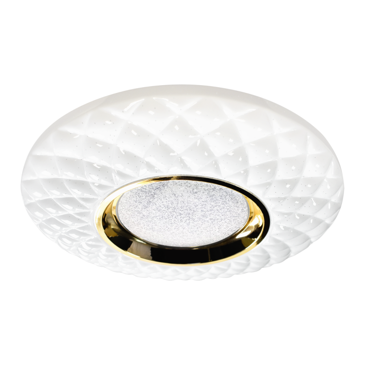 Plafoniera Plafon TOKYO GOLD 48W 500mm + Pilot ML8125 Milagro z pilotem do salonu sypialni korytarza jadalni oprawa lampa sufitowa nowoczesna oświetleniowa biało złoty złota barwa zmienna zimna neutralna biała dzienna ciepła Inspiracje Premium