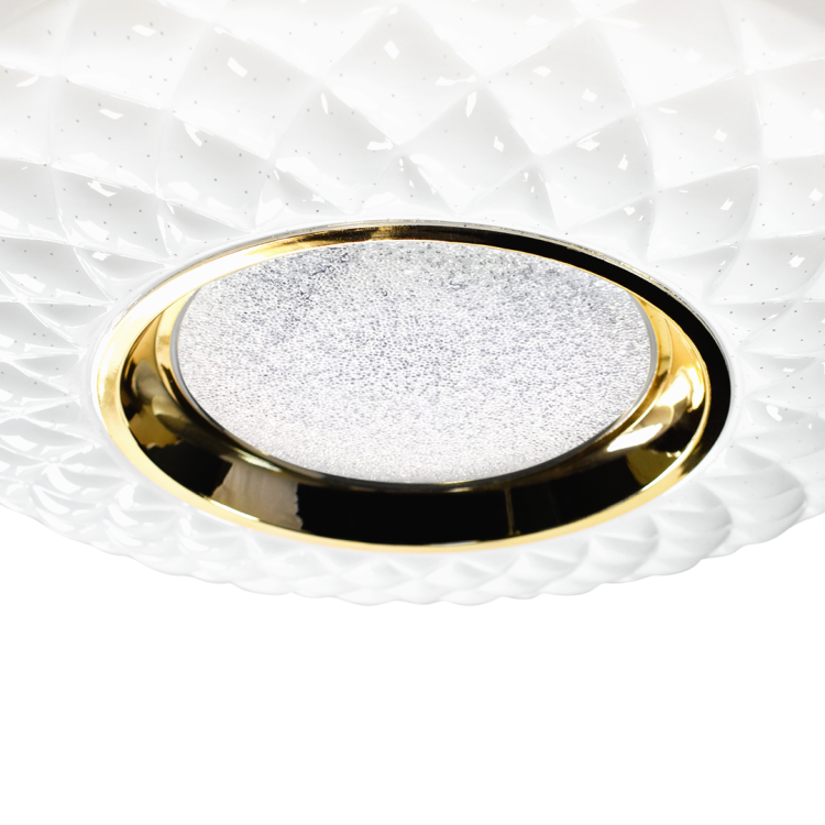 Plafoniera Plafon TOKYO GOLD 48W 500mm + Pilot ML8125 Milagro z pilotem do salonu sypialni korytarza jadalni oprawa lampa sufitowa nowoczesna oświetleniowa biało złoty złota barwa zmienna zimna neutralna biała dzienna ciepła Inspiracje Premium