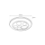 Plafon BUBBLES GOLD 30W  O390 mm ML8128 Milagro