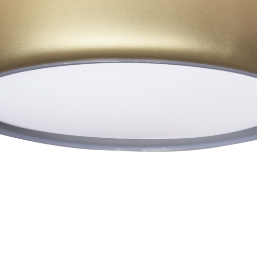 Plafoniera Plafon GEA GOLD 36W LED 390mm ML8132 Milagro z pilotem do salonu sypialni korytarza jadalni oprawa lampa sufitowa nowoczesna oświetleniowa złoty złota barwa zmienna zimna neutralna biała dzienna Inspiracje Premium