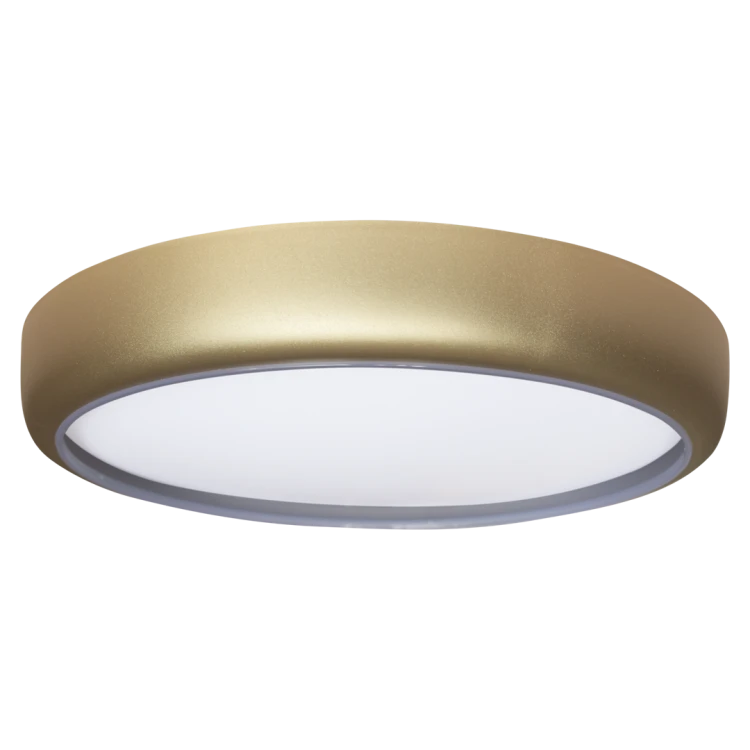 Plafoniera Plafon GEA GOLD 36W LED 390mm ML8132 Milagro z pilotem do salonu sypialni korytarza jadalni oprawa lampa sufitowa nowoczesna oświetleniowa złoty złota barwa zmienna zimna neutralna biała dzienna Inspiracje Premium