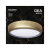 Plafoniera Plafon GEA GOLD 36W LED 390mm ML8132 Milagro z pilotem do salonu sypialni korytarza jadalni oprawa lampa sufitowa nowoczesna oświetleniowa złoty złota barwa zmienna zimna neutralna biała dzienna Inspiracje Premium