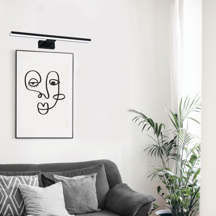 Kinkiet PINTO BLACK 12W LED 50cm ML8236 Milagro