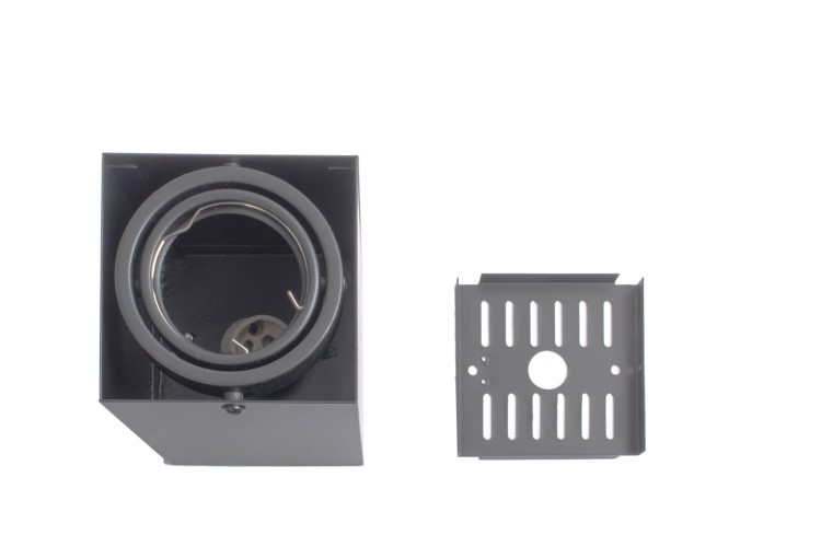 LAMPA SUFITOWA BLOCCO SZARY 1x7W GU10 LED ML835 Milagro
