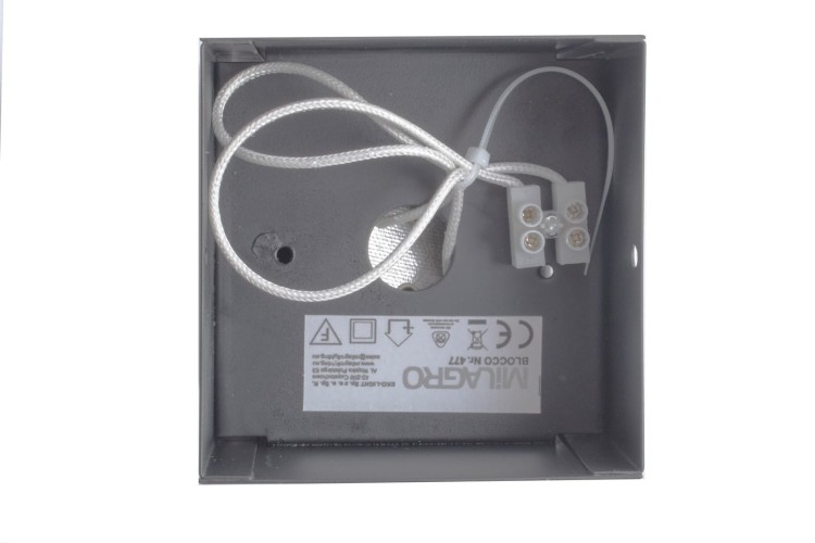 LAMPA SUFITOWA BLOCCO SZARY 1x7W GU10 LED ML835 Milagro