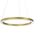 Lampa sufitowa wisząca okrąg koło Industrialna Loft GALAXIA GOLD 26W LED ML8421 Milagro 3500K nowoczesna oprawa oświetleniowa okrągła metal żyrandol złoty złota zwis Inspiracje Premium