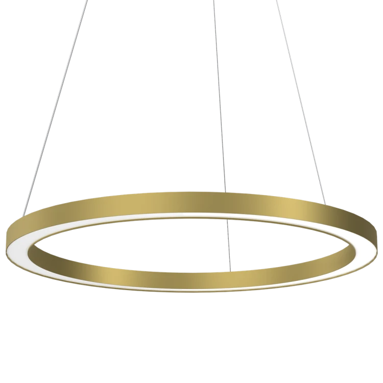 Lampa sufitowa wisząca okrąg koło Industrialna Loft GALAXIA GOLD 26W LED ML8421 Milagro 3500K nowoczesna oprawa oświetleniowa okrągła metal żyrandol złoty złota zwis Inspiracje Premium