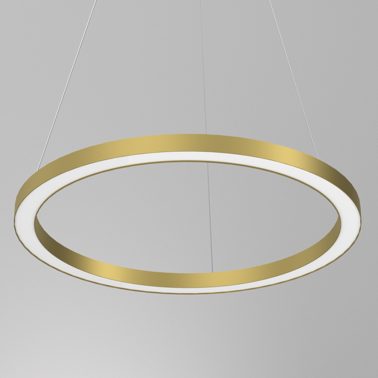 Lampa sufitowa wisząca okrąg koło Industrialna Loft GALAXIA GOLD 26W LED ML8421 Milagro 3500K nowoczesna oprawa oświetleniowa okrągła metal żyrandol złoty złota zwis Inspiracje Premium
