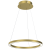 Lampa sufitowa wisząca okrąg koło Industrialna Loft GALAXIA GOLD 26W LED ML8421 Milagro 3500K nowoczesna oprawa oświetleniowa okrągła metal żyrandol złoty złota zwis Inspiracje Premium