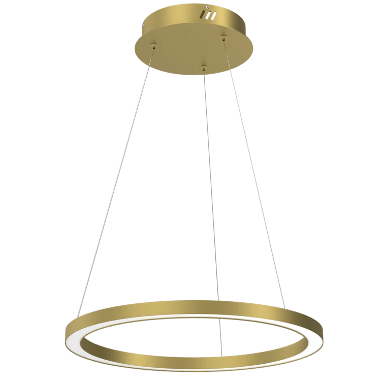 Lampa sufitowa wisząca okrąg koło Industrialna Loft GALAXIA GOLD 26W LED ML8421 Milagro 3500K nowoczesna oprawa oświetleniowa okrągła metal żyrandol złoty złota zwis Inspiracje Premium