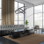 Lampa sufitowa wisząca okrąg koło Industrialna Loft GALAXIA BLACK 46W LED ML8422 Milagro 3500K nowoczesna oprawa oświetleniowa okrągła metal żyrandol czarny czarna zwis Inspiracje Premium
