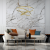 Lampa sufitowa wisząca okrąg koło Industrialna Loft GALAXIA GOLD 85W LED ML8425 Milagro 3500K nowoczesna oprawa oświetleniowa okrągła metal żyrandol złoty złota zwis Inspiracje Premium