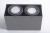 LAMPA SUFITOWA BLOCCO SZARY 2x7W GU10 LED ML843 Milagro