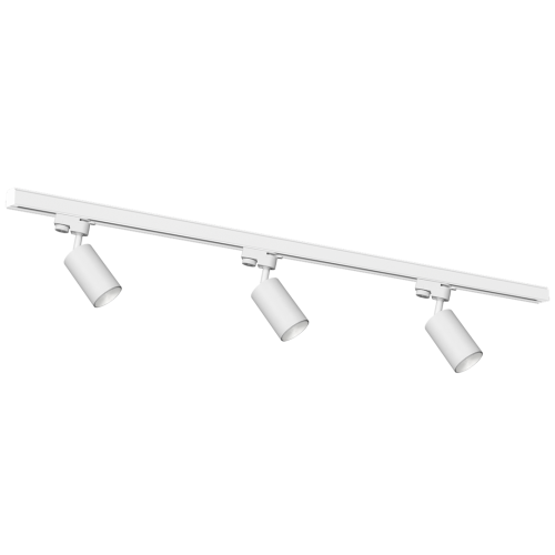 Zestaw Szynoprzewód 3xPipe GU10 + Prowadnica 1,5m - Biały ML8720 Milagro