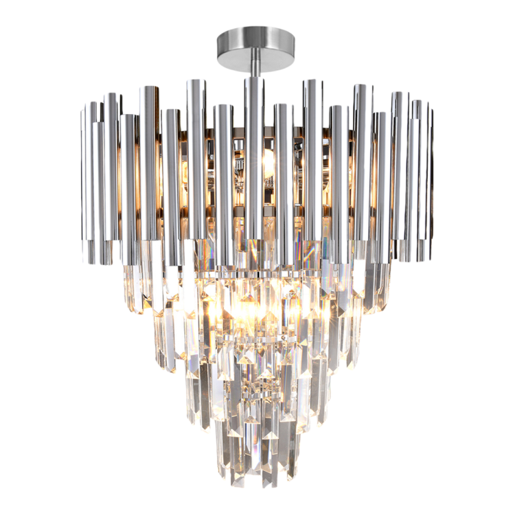 Lampa sufitowa MADISON CHROME 9xE14 ML8805 Milagro
