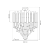 Lampa sufitowa MADISON CHROME 9xE14 ML8805 Milagro