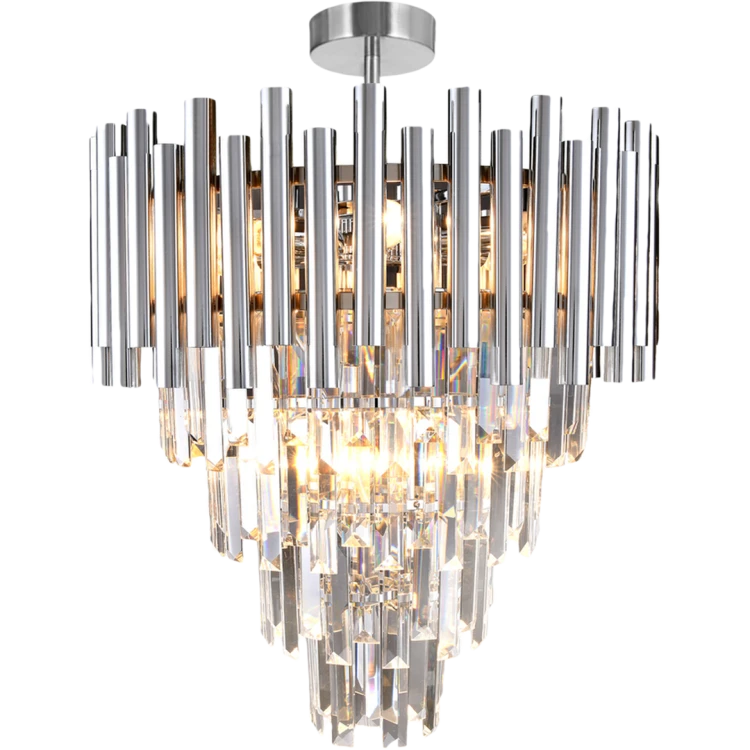 Lampa sufitowa MADISON CHROME 9xE14 ML8805 Milagro