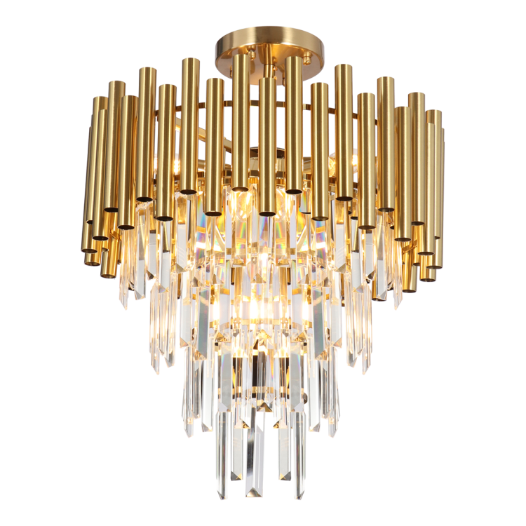 Lampa sufitowa MADISON GOLD 9xE14 ML8806 Milagro