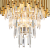 Lampa sufitowa MADISON GOLD 9xE14 ML8806 Milagro