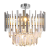 Lampa sufitowa wisząca żyrandol ASPEN CHROME 6xE14 ML8809 Milagro 6x E14 45cm nowoczesna oprawa oświetleniowa okrągła kryształy kryształ chrom zwis Inspiracje Premium