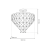 Lampa sufitowa CHELSEA CHROME 6xE14 ML8811 Milagro