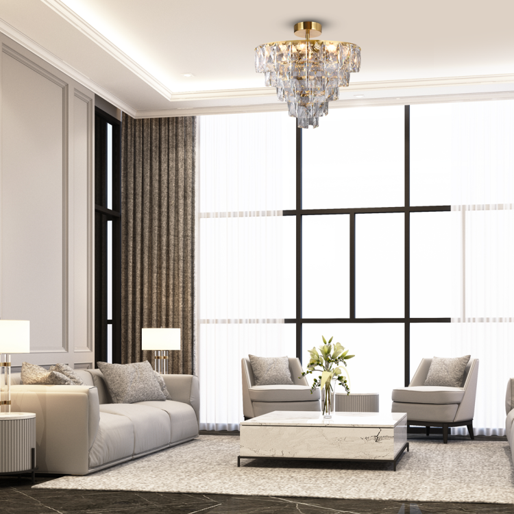 Lampa sufitowa CHELSEA GOLD 6xE14 ML8812 Milagro