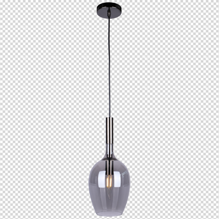 Lampa wisząca LUGANO SMOKED 1xE14 ML8813 Milagro
