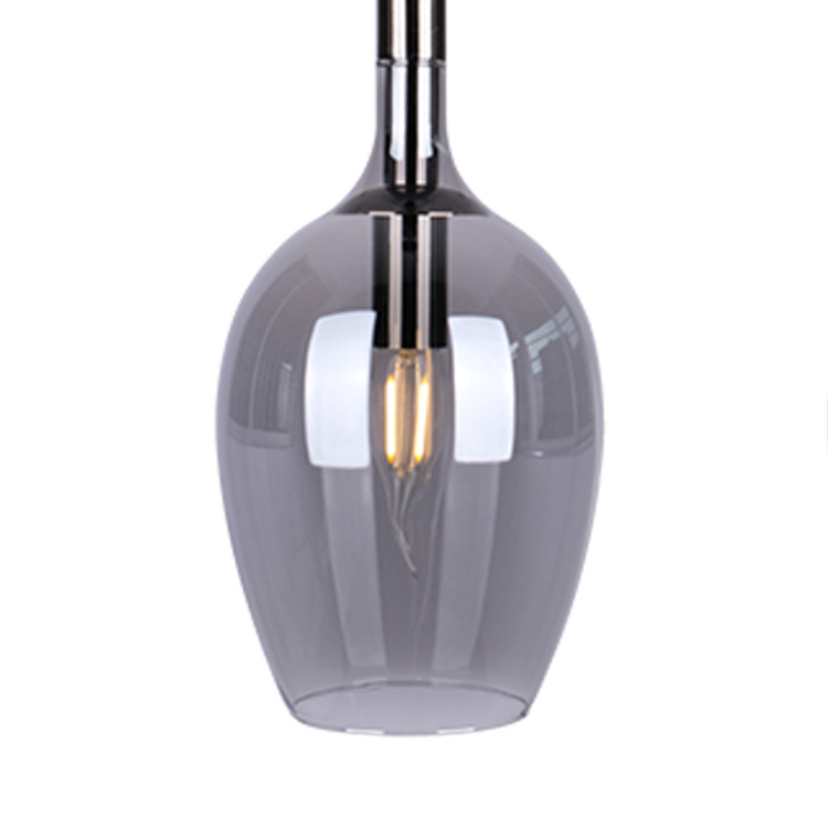 Lampa wisząca LUGANO SMOKED 3xE14 ML8814 Milagro