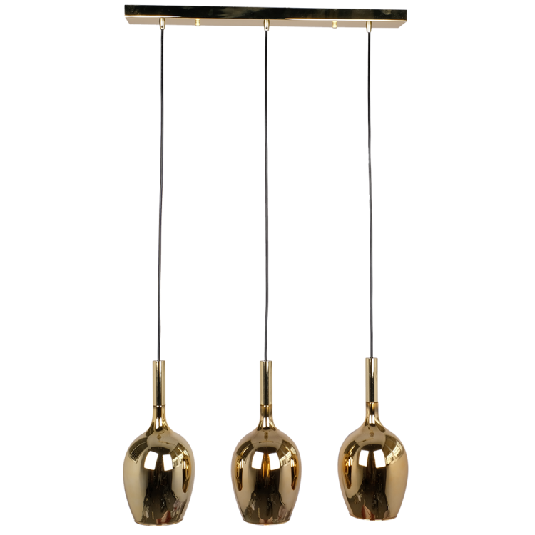 Lampa wisząca LUGANO GOLD 3xE14 ML8816 Milagro