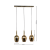 Lampa wisząca LUGANO GOLD 3xE14 ML8816 Milagro