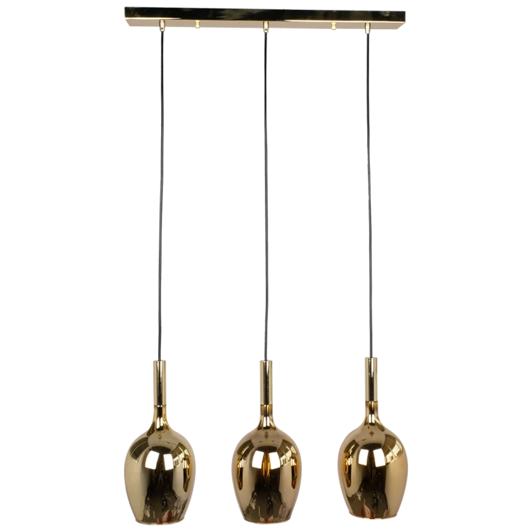 Lampa wisząca LUGANO GOLD 3xE14 ML8816 Milagro