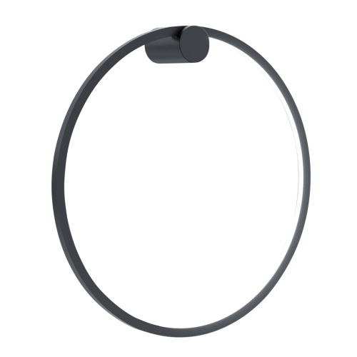 Lampa ścienna kinkiet SATURNO BLACK 25W LED ML8850 Milagro 4000K 50cm Industrialna Loft oprawa oświetleniowa nowoczesny dekoracyjny koło okrąg metalowy czarny czarna Inspiracje Premium