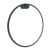 Lampa ścienna kinkiet SATURNO BLACK 25W LED ML8850 Milagro 4000K 50cm Industrialna Loft oprawa oświetleniowa nowoczesny dekoracyjny koło okrąg metalowy czarny czarna Inspiracje Premium