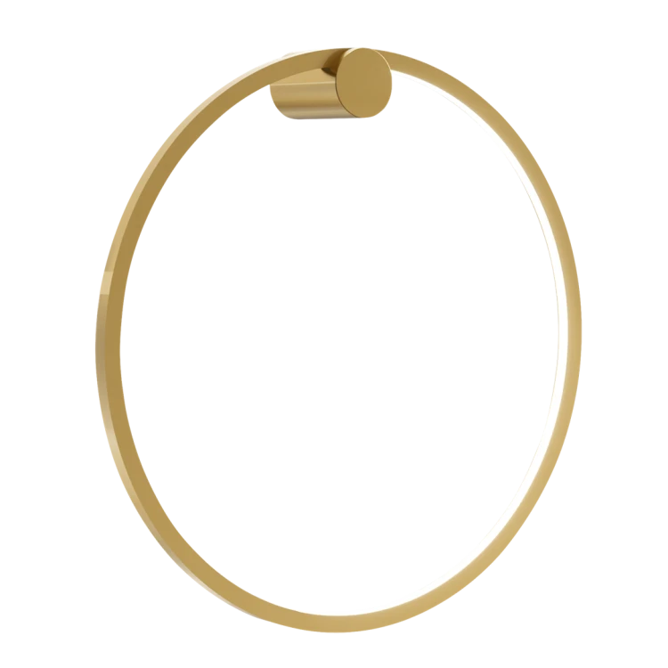Lampa ścienna kinkiet SATURNO GOLD 25W LED ML8851 Milagro 4000K 50cm Industrialna Loft oprawa oświetleniowa nowoczesny dekoracyjny koło okrąg metalowy złoty złota Inspiracje Premium