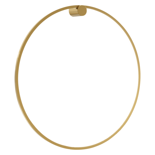 Lampa ścienna kinkiet SATURNO GOLD 46W LED ML8853 Milagro 4000K 80cm Industrialna Loft oprawa oświetleniowa nowoczesny dekoracyjny koło okrąg metalowy złoty złota Inspiracje Premium