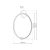 Lampa sufitowa ścienna kinkiet okrąg koło Industrialna Loft SATURNO BLACK 46W LED ML8860 Milagro 4000K 80cm nowoczesna oprawa oświetleniowa okrągła metal żyrandol czarny czarna Inspiracje Premium