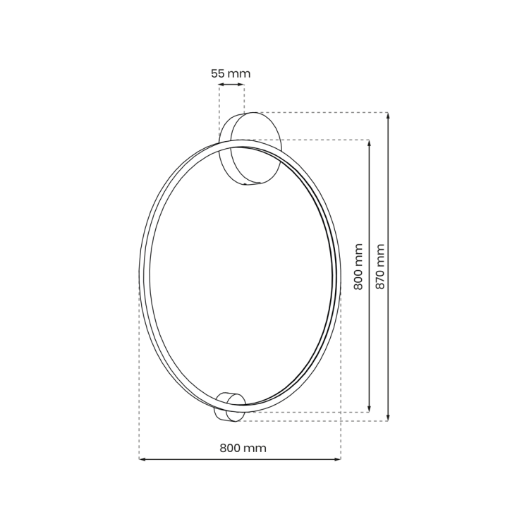 Lampa sufitowa ścienna kinkiet okrąg koło Industrialna Loft SATURNO GOLD 46W LED ML8861 Milagro 4000K 80cm nowoczesna oprawa oświetleniowa okrągła metal żyrandol złoty złota Inspiracje Premium