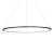 Lampa sufitowa wisząca okrąg koło Industrialna Loft SATURNO BLACK 57W LED ML8862 Milagro 4000K 100cm nowoczesna oprawa oświetleniowa okrągła metal żyrandol czarny czarna zwis Inspiracje Premium