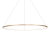 Lampa sufitowa wisząca okrąg koło Industrialna Loft SATURNO GOLD 57W LED ML8863 Milagro 4000K 100cm nowoczesna oprawa oświetleniowa okrągła metal żyrandol złoty złota zwis Inspiracje Premium