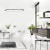 Lampa sufitowa wisząca okrąg koło Industrialna Loft SATURNO BLACK 65W LED ML8864 Milagro 4000K 120cm nowoczesna oprawa oświetleniowa okrągła metal żyrandol czarny czarna zwis Inspiracje Premium