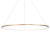 Lampa sufitowa wisząca okrąg koło Industrialna Loft SATURNO GOLD 65W LED ML8865 Milagro 4000K 120cm nowoczesna oprawa oświetleniowa okrągła metal żyrandol złoty złota zwis Inspiracje Premium