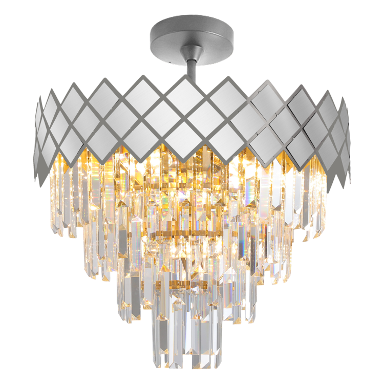 Lampa sufitowa CARISMA CHROME 9xE14 ML8888 Milagro