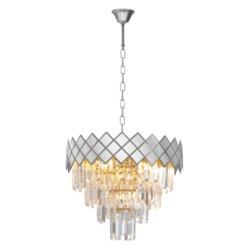 Żyrandol CARISMA CHROME 9xE14 ML8889 Milagro