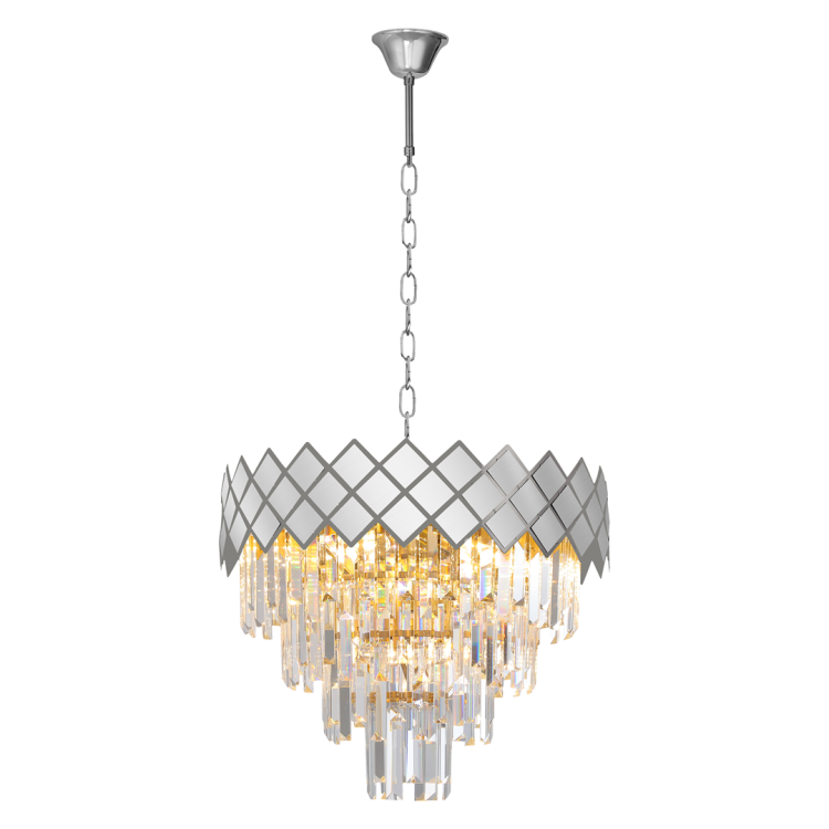 Żyrandol CARISMA CHROME 9xE14 ML8889 Milagro