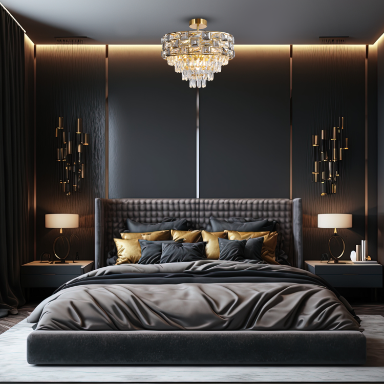 Lampa sufitowa LUXURIA 9xE14 ML8894 Milagro