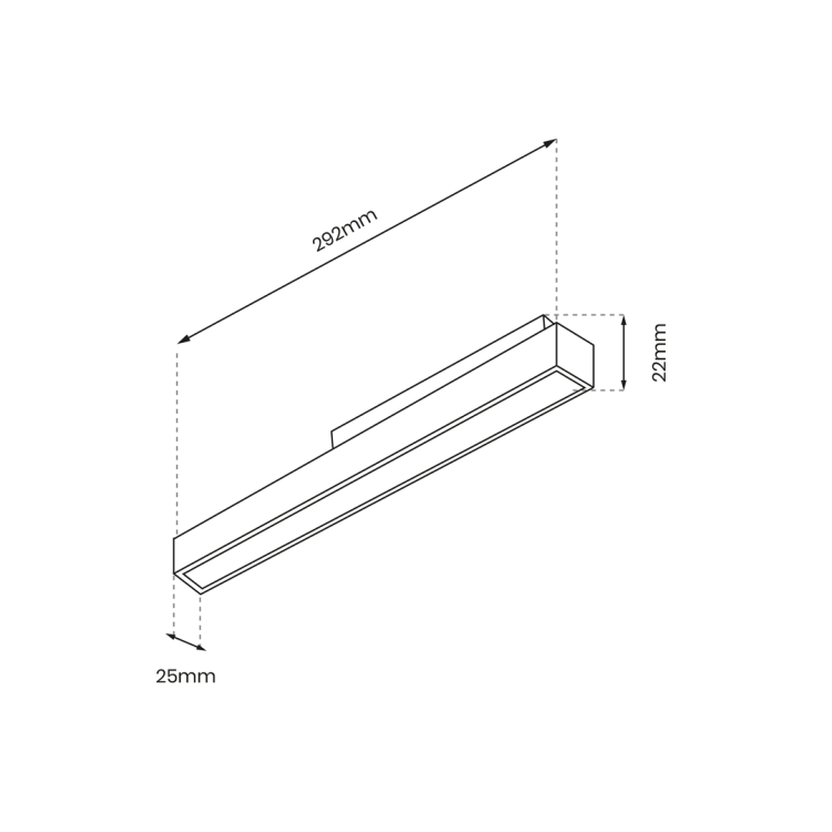 MAGNETIC TRACK 14W LED 3000K ML8928 Milagro