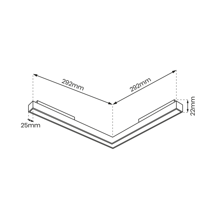 MAGNETIC TRACK 24W LED 3000K ML8929 Milagro
