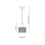 Lampa wisząca LUMI 1xG9 ML9747 Milagro