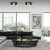 Lampa ścienno-sufitowa Kinkiet Industrialny Andy 2xGU10 Czarny + Złoty ML9935 Milagro 2x GU10 Loft nowoczesny metalowy czarny czarna złoty złota potrójny Inspiracje Premium