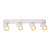Lampa ścienno-sufitowa Kinkiet Industrialny Andy 4xGU10 Biały + Złoty ML9938 Milagro 4x GU10 Loft nowoczesny metalowy biały biała złoty złota poczwórny Inspiracje Premium